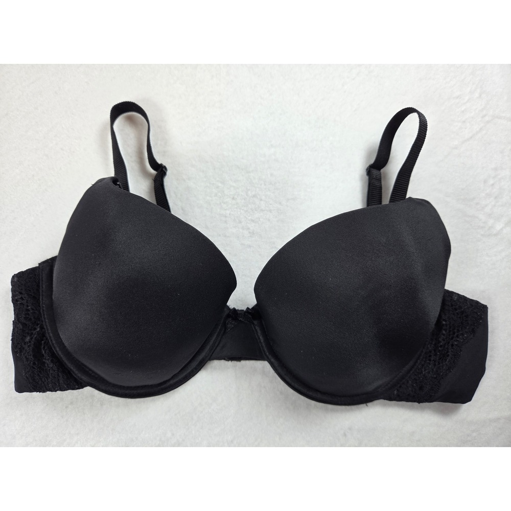 Motherhood Maternity Underwire Nursing Bra Black 36C EUC Post Partum Pump